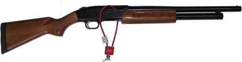 Cable Gun Lock with Key (15") - Keyed Alike - California Approved Safety Device - Secures Pistol, Rifle, Shotgun, Revolver, and Other Firearm Types (5 Pack)