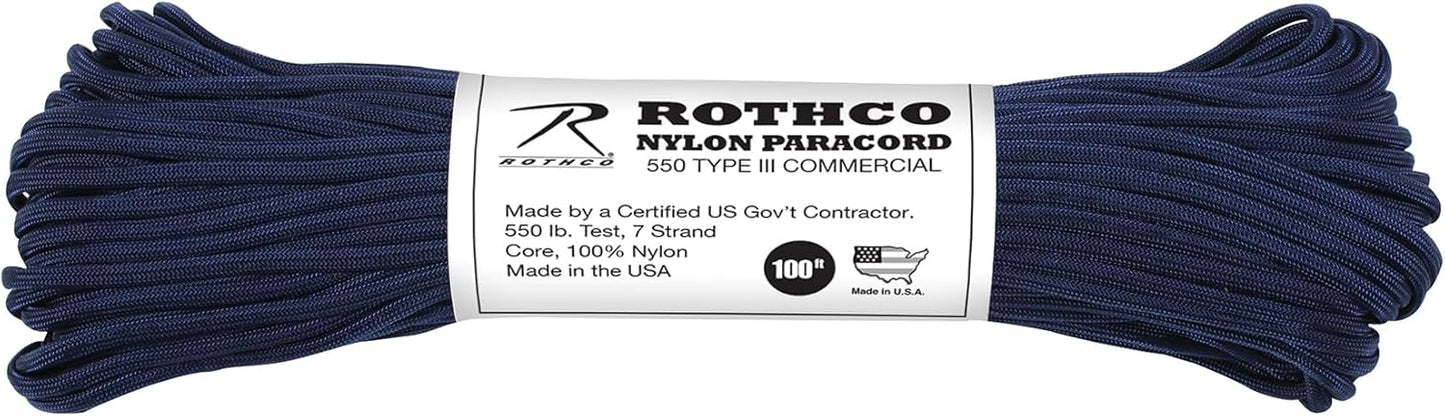 Rothco 193 Cord 550LB Nylon 100 FT/Coyote Brown