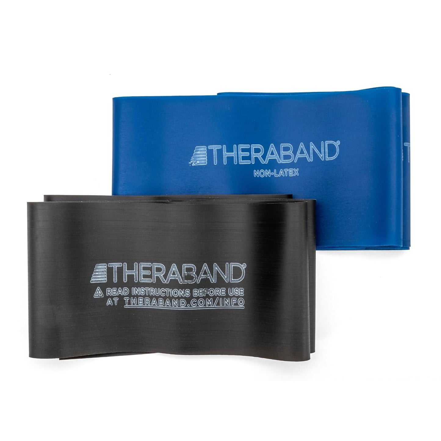 THERABAND Resistance Bands Set, Beginner Kit, Yellow, Red, Green, Non-Latex Elastic Bands for Exercise & Physical Therapy, Strength Training Bands for Upper & Lower Body Fitness