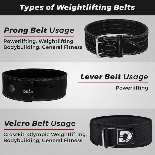 Defy Weight Lifting Belt – Premium Weightlifting Belt for Powerlifting, Bodybuilding, Cross Training & Back Support – Adjustable Workout Belt for Men & Women - 2X.Large - Blue