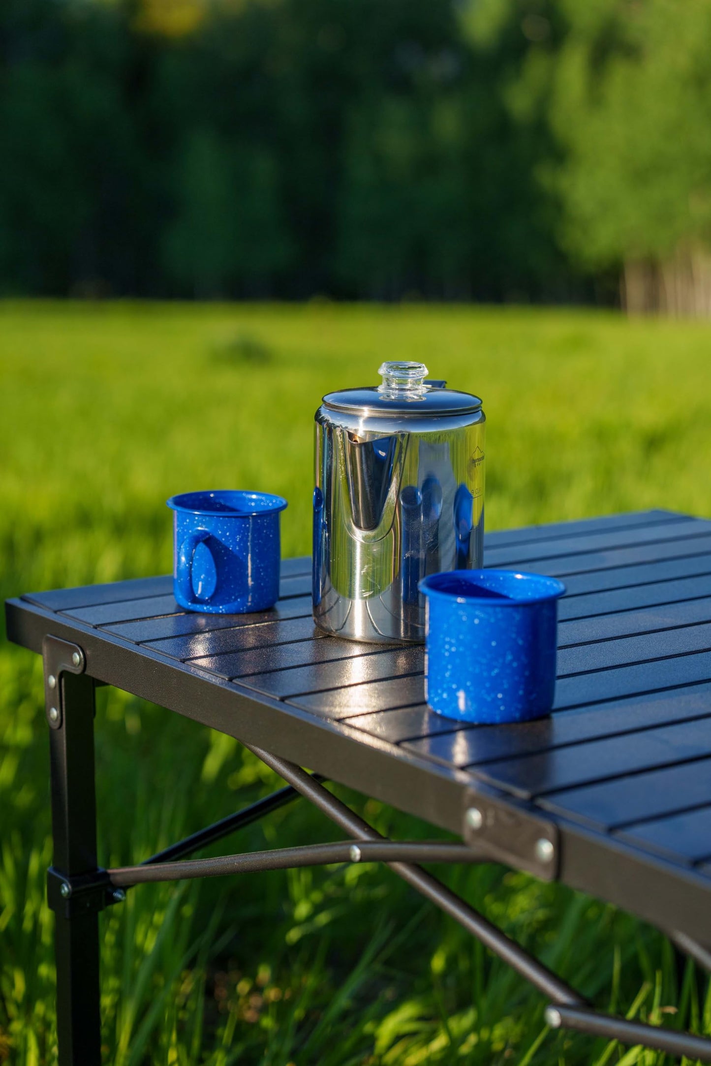 Alpine Mountain Gear 12 oz. Enamel Coffee Mug for Camping/Hiking, Durable Enamel Dishware, by Caddis Sports (12 Oz. (4 Pack))