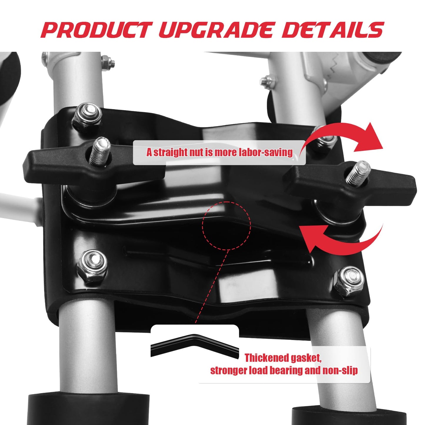 FORWODE Premium Kayak Roof Rack, 2 Pair J-Bar Roof Rack, Folding Adjustable Rack, Heavy Duty Kayak Roof Carrier 2 Kayak, Canoe, SUV, Surfboard on SUV, Car and Truck Crossbar (4 pcs)