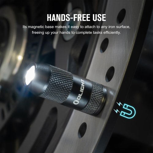 OLIGHT RN 400 LED Bike Lights, 400 Lumens USB Type-C Rechargeable Bike Front Light Bundle with IMINI 2 EDC Rechargeable Keychain Flashlight