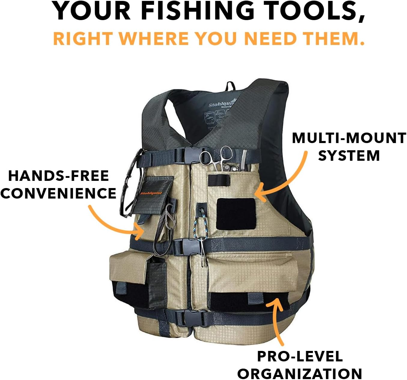 Stohlquist Fisherman Lifejacket (PFD)