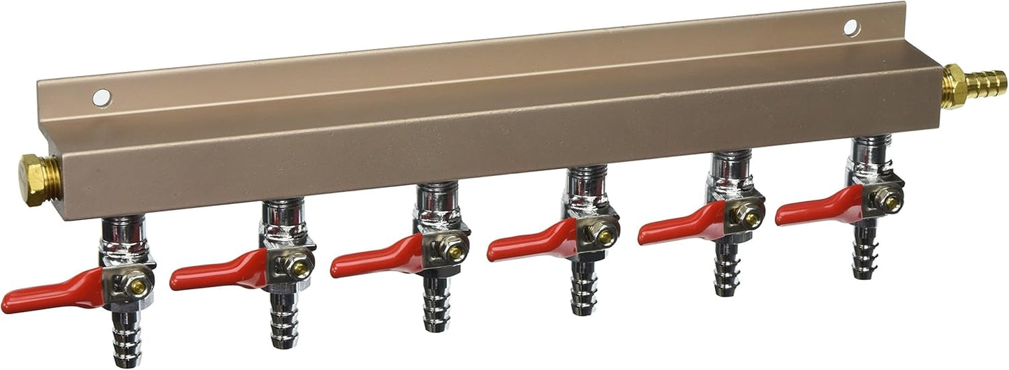 Bev Rite Air Distributor 5/16", CO2 Manifold - 3 way