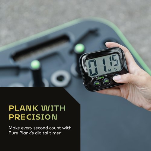 Pure Plank Core Trainer Balance Board - Enhanced Stability, Full-Body Workout, Dynamic App Integration, Sleek Design, and Durable Material, Pure Fitness Boost Your Core Strength