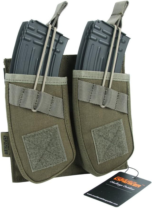 EXCELLENT ELITE SPANKER Single/Double/Triple Open Top Molle Mag Pouch AK Magazine Pouch for AK47 AK74 AR-15 Pmags Magazine