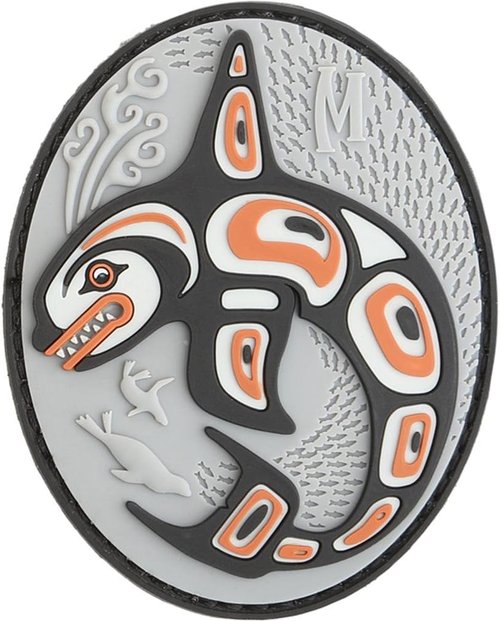 Maxpedition Gear Killer Whale Patch, Full Color, 2.4 x 3-Inch
