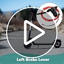 Electric Scooter Brake Handle Lever & 74-Inch Brake Cable Replacement Parts