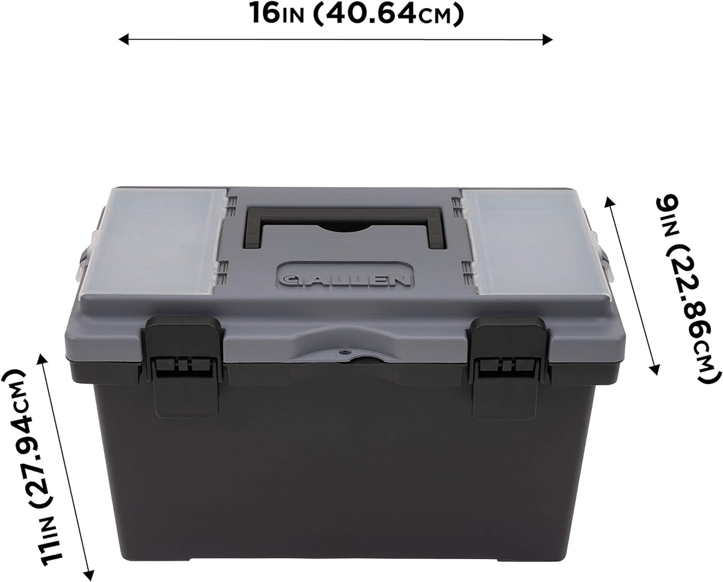 Allen Company Universal Gun Cleaning Kit & Tool Box - Rifle, Shotgun & Handgun Gun Cleaner Kit - 65-Piece - Gun Accessories for Men and Women - Cleaning Kit Gun Case - Black