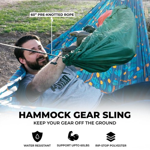 Grand Trunk Ultimate Hammock Bundle – Hammock, Suspension System, Pillow, Gear Sling & Stuff Sacks for Camping & Travel (Heritage)
