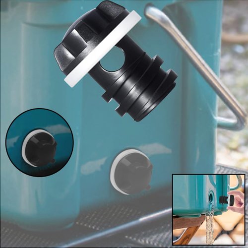 Cooler Drain Plugs Replacement for YETI Cooler, Drain Plug Cooler Plug Also Compatible with RTIC Coolers Leak-Proof Accessories 1pcs
