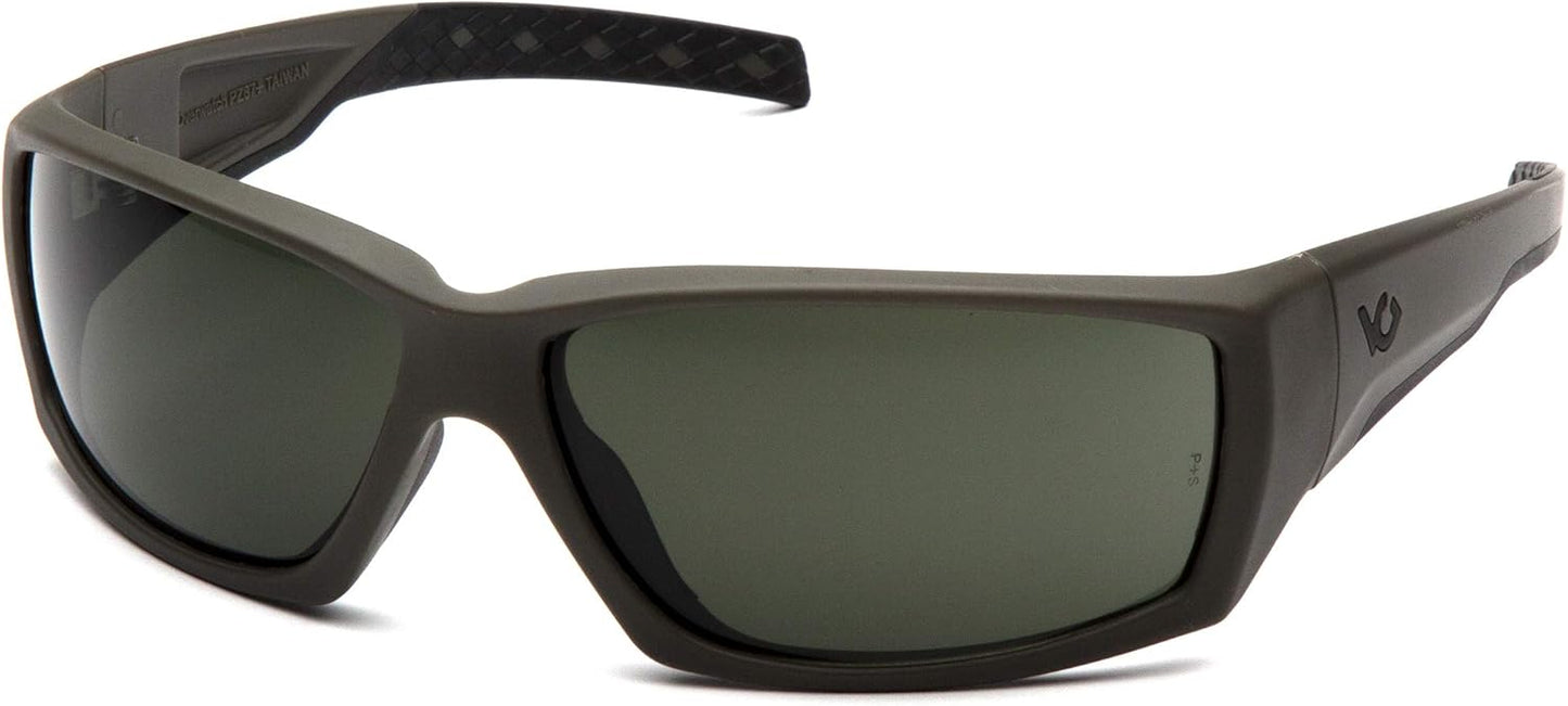 Venture Gear Overwatch Shooting Safety Sunglasses, Forest Gray Anti-Fog Lens