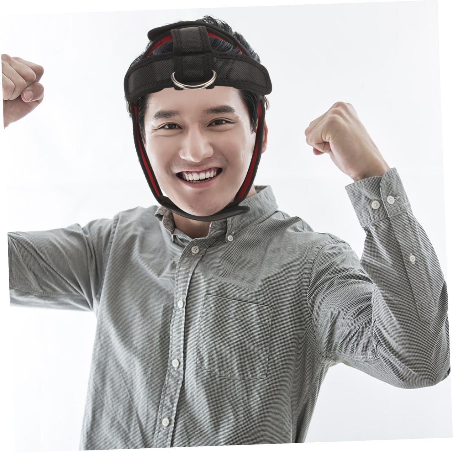 FOYTOKI and Neck Trainer Indoor Neck Exerciser Neck Weight Lifting Harness Trainer for Neck Safety Neck Trainer Neck Training Neck Harness Portable Diving Fabric Training Equipment