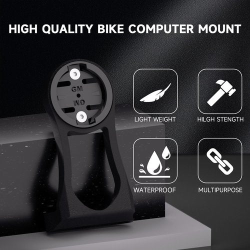 Out Front Bike Combo Mount - Bike Mount for Wahoo Elemnt,Wahoo Elemnt Bolt,Garmin Edge Bryton Rider Stages Dash Hammerhead Karoo,Cateye Cycling Computer, for Gopro and Bike Light