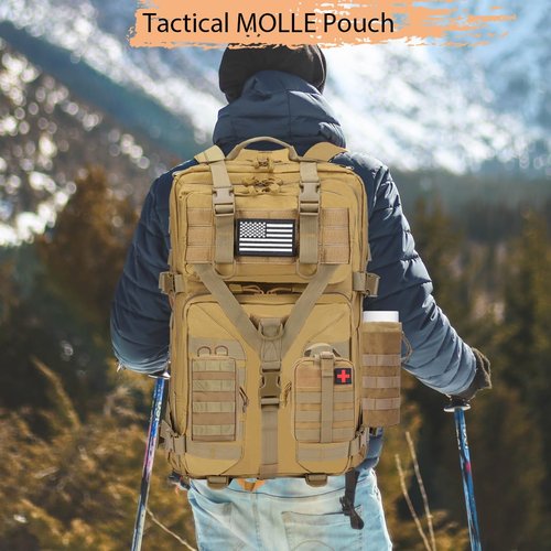 Phoking 2 Pack Molle Pouch Versatile Tactical EDC Pouches Molle Compact Organizer Water-Resistant Utility Pouch