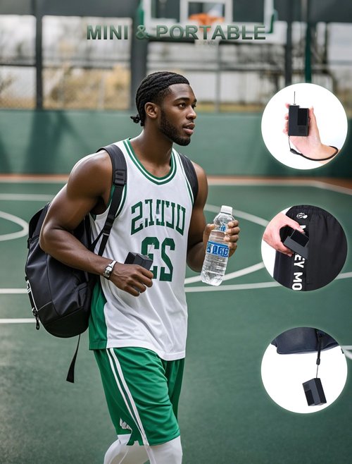 Electric Ball Pump for Sports Balls, Basketball Pump with Needle, Electric Pump with Pressure Gauge and Digital LCD Display, Automatic Ball Pump for Soccer, Basketball, Volleyball, Rugby Ball, Black