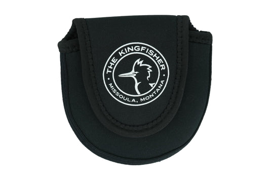 Kingfisher Fly Fishing Reel Bag, Neoprene Material, Portable, Protective, Fits Reel on Fishing Rod (Medium)