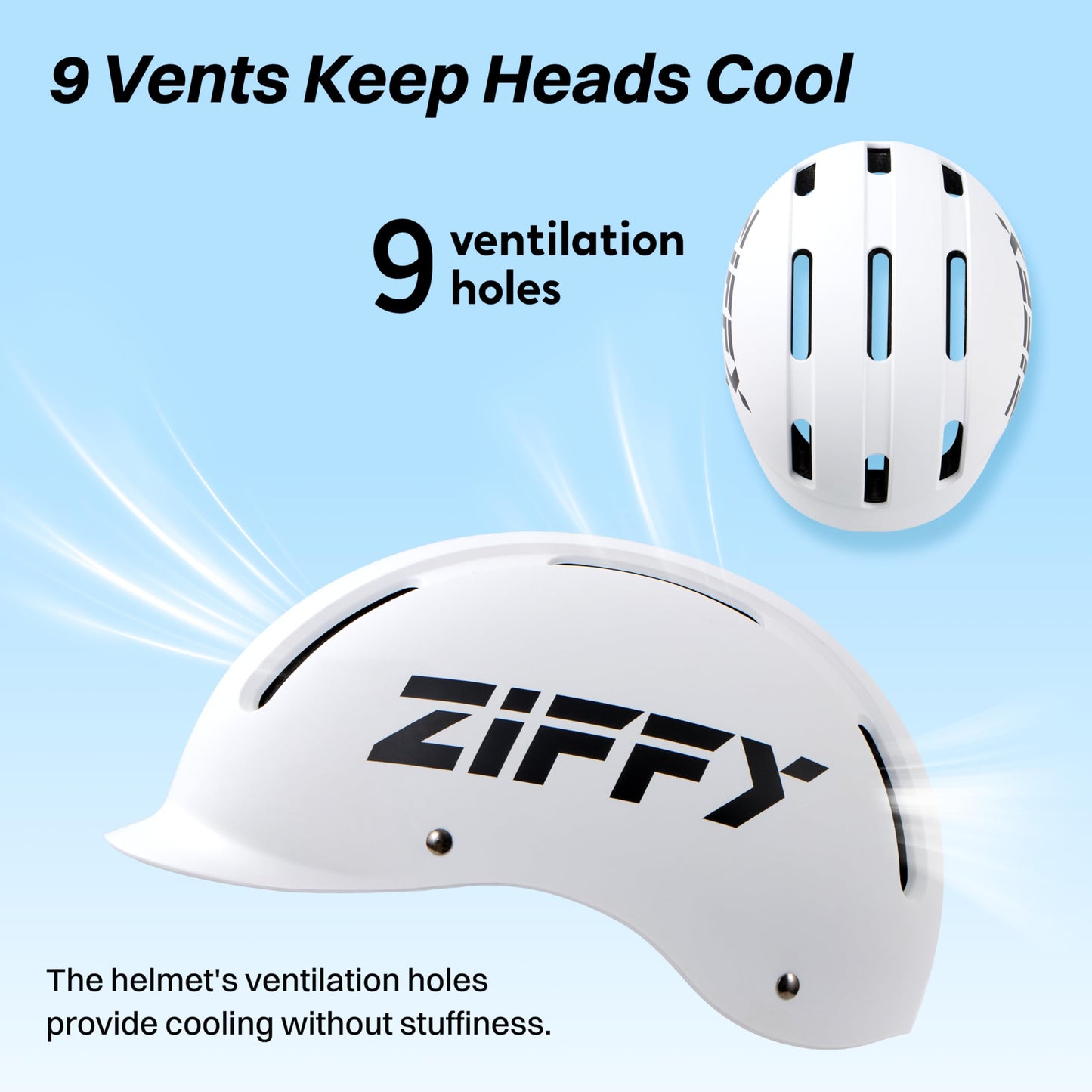 JOVA ZIFFY Kids/Toddler Bike Helmet, Adjustable, Lightweight, Safety Certified Scooter Helmet for Boys & Girls with Washable Inner Lining, 2 Sizes, 4 Colors – Fits Toddlers to Youth