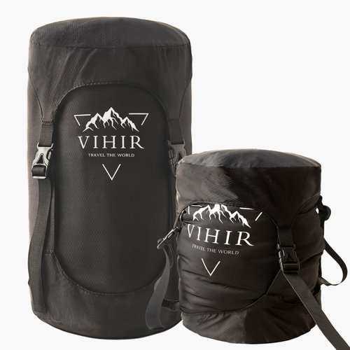 Compression Sack,Compression Stuff Sack, Water-Resistant & Ultralight Sleeping Bag Stuff Sack - Space Saving Gear for Camping, Hiking