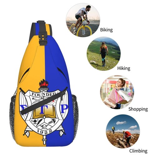 Chest Bag Fashion Multi Purpose Cross Body Bag Casual Hiking Daypack for Women Men