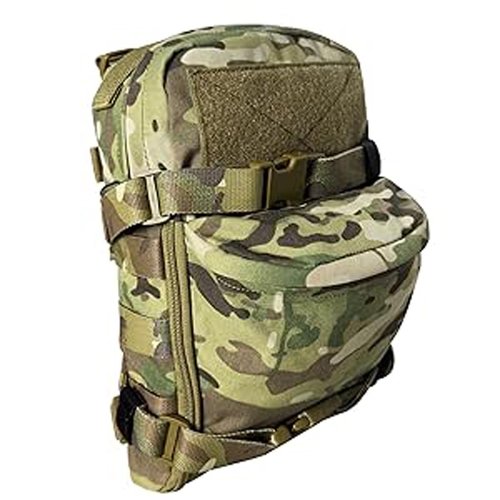 Tactical MOLLE Hydration Pack for 2L Hydration Water Bladder 500D Lightweight Nylon Hydration Pack for Hiking Running Biking and Climbing