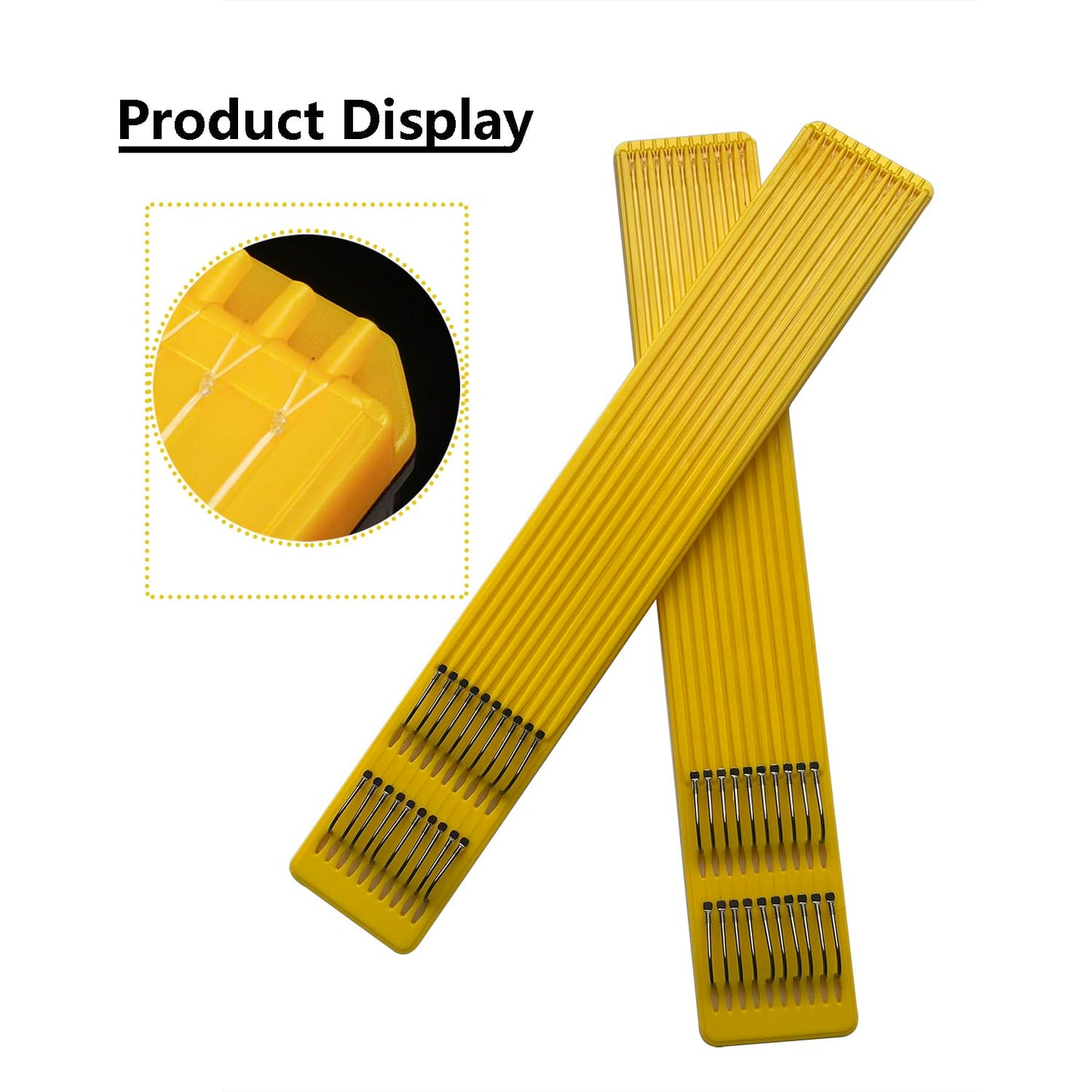 AMHDV Pre Tied Fishing Hooks on Line, Small Fish Hook with Leaders (Pack of 20) (Black, 10# (3.3-6.6lb))