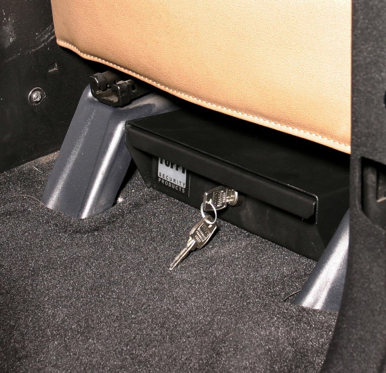 Tuffy Conceal & Carry Valuables Tote – Lockable Steel Armored Pistol & Gear Bag with Integrated Carry Handle – Tactical Concealment for Guns, Cash, Gear, Lockable Mount Sleeve