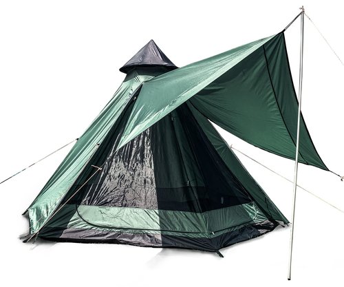 Camping Tent 2-4 Person Screen Tent Double Layer with Floor Waterproof Windproof 4 Season Large Space 12x10x8ft Outdoor Family Event