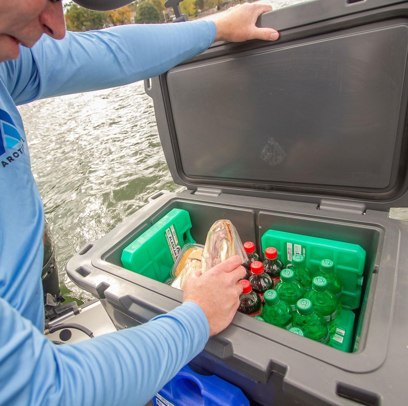 Arctic Ice Alaskan Series Reusable Ice Pack - Long-Lasting, Freezes at 32°F for Food & Drinks