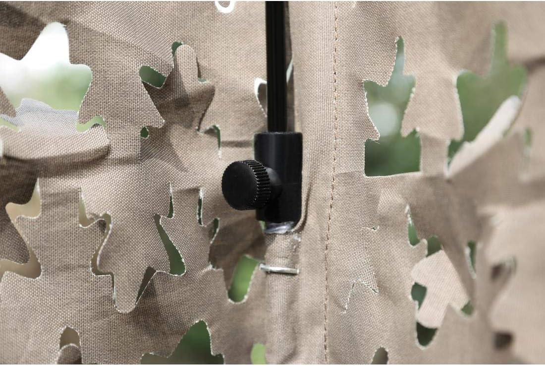 AUSCAMOTEK Ground Blind 5×10 Feet Turkey Duck Deer Blinds Hunting Camouflage Height Adjustable