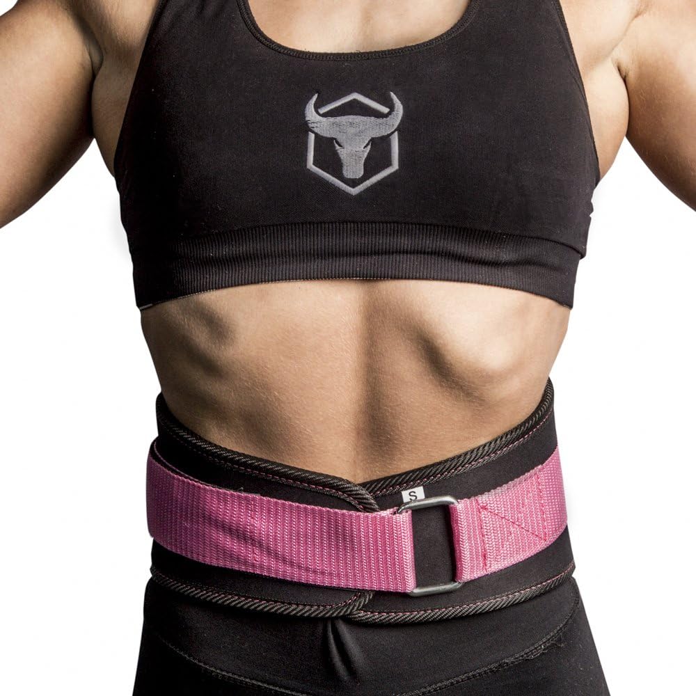 Women Weight Lifting Belt - High Performance Neoprene Back Support - Light Weight & Heavy Duty Core Support For WeightLifting and Fitness