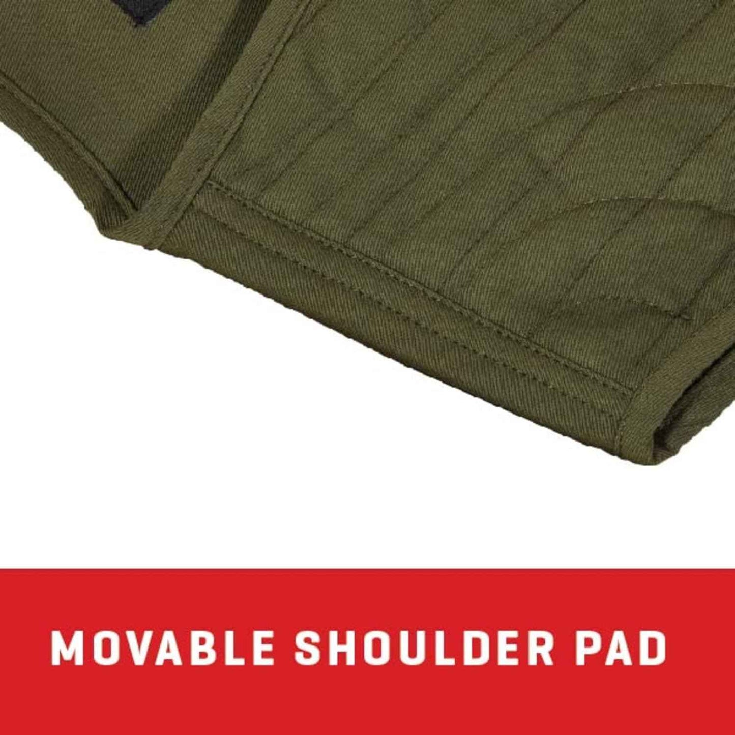 Ace Shooting Range Vest with Moveable Shoulder Pad | Olive/Tan | Medium/Large Adult Apparel