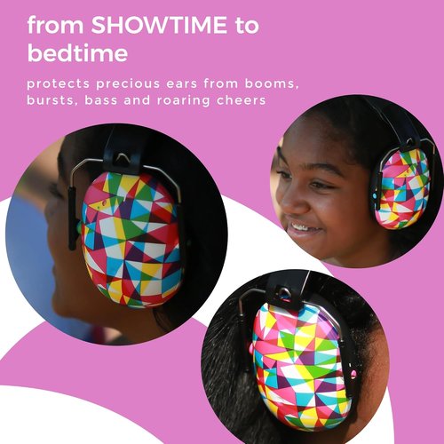 Loud Noise Cancelling Kids Earmuffs - Adjustable Toddler Headphones for Ages 2+