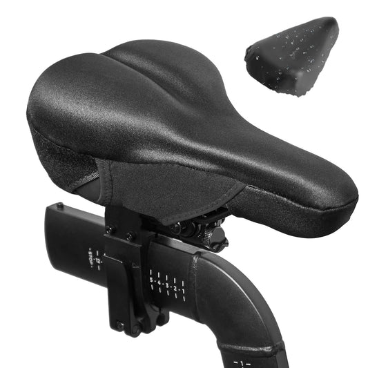 Gel Bike Seat Cushion – Extra Comfort & Anti-Friction, Waterproof & Shock-Absorbing for Long Rides, Compatible with Peloton & Road Bikes