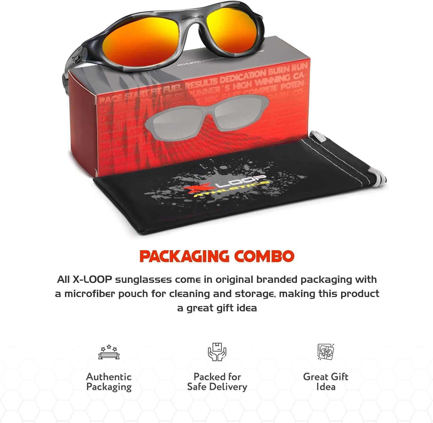 Polarized Youth Sports Sunglasses for Boys & Teens (Ages 8-16) - UV400 Baseball Wraparound
