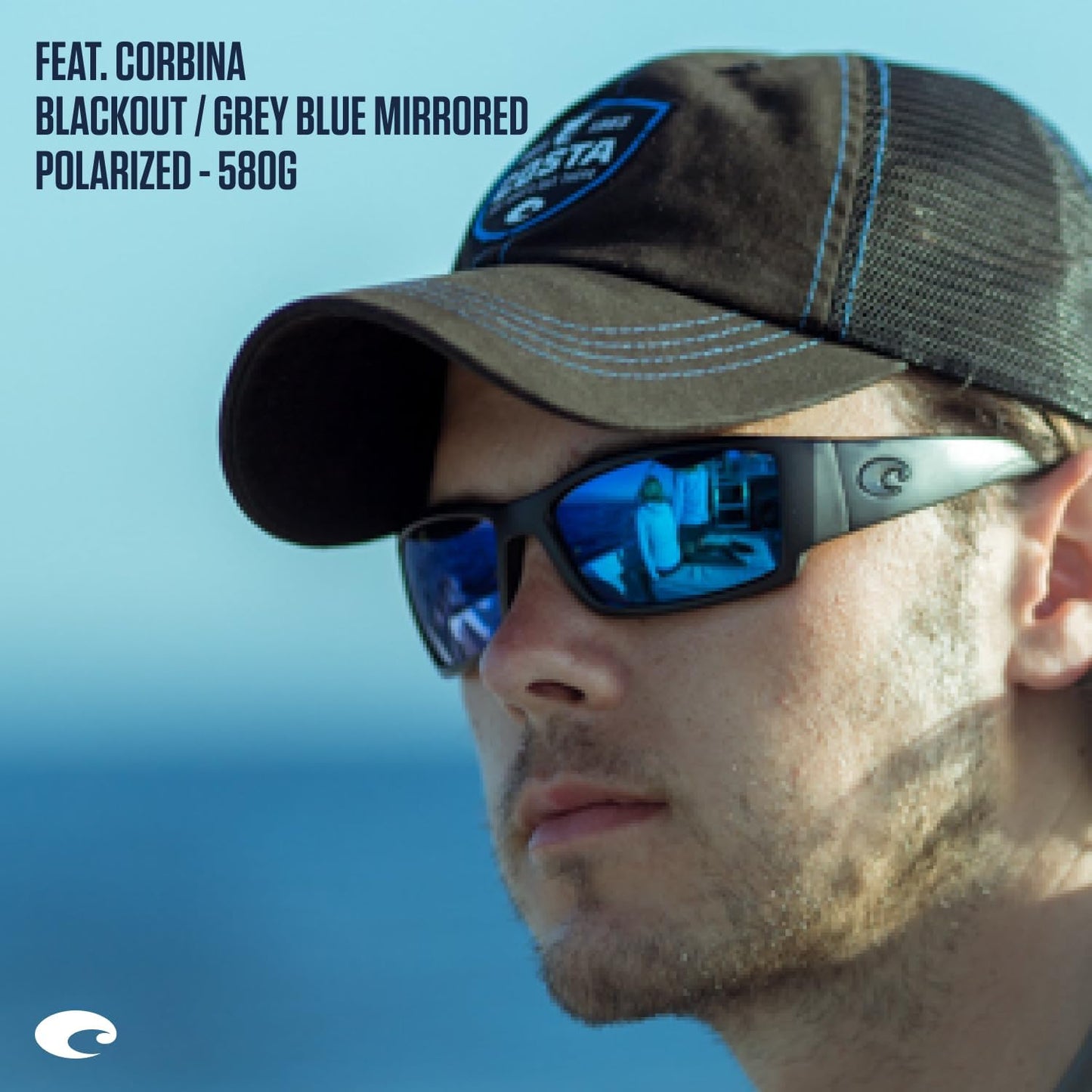 Costa Men's Corbina Square Sunglasses