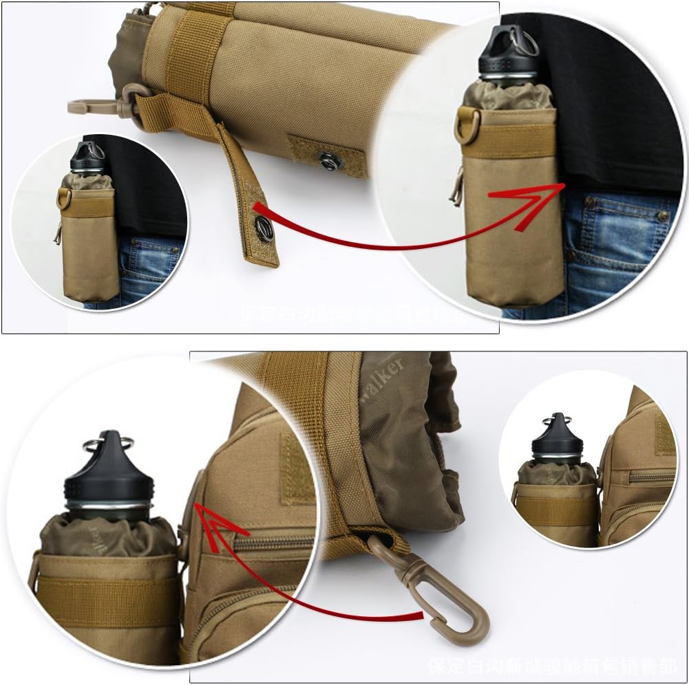 TEGOOL Water Bottle Sleeve Bag Bottle Holder Tactical Water Bottle Pouch (Camouflage Color)