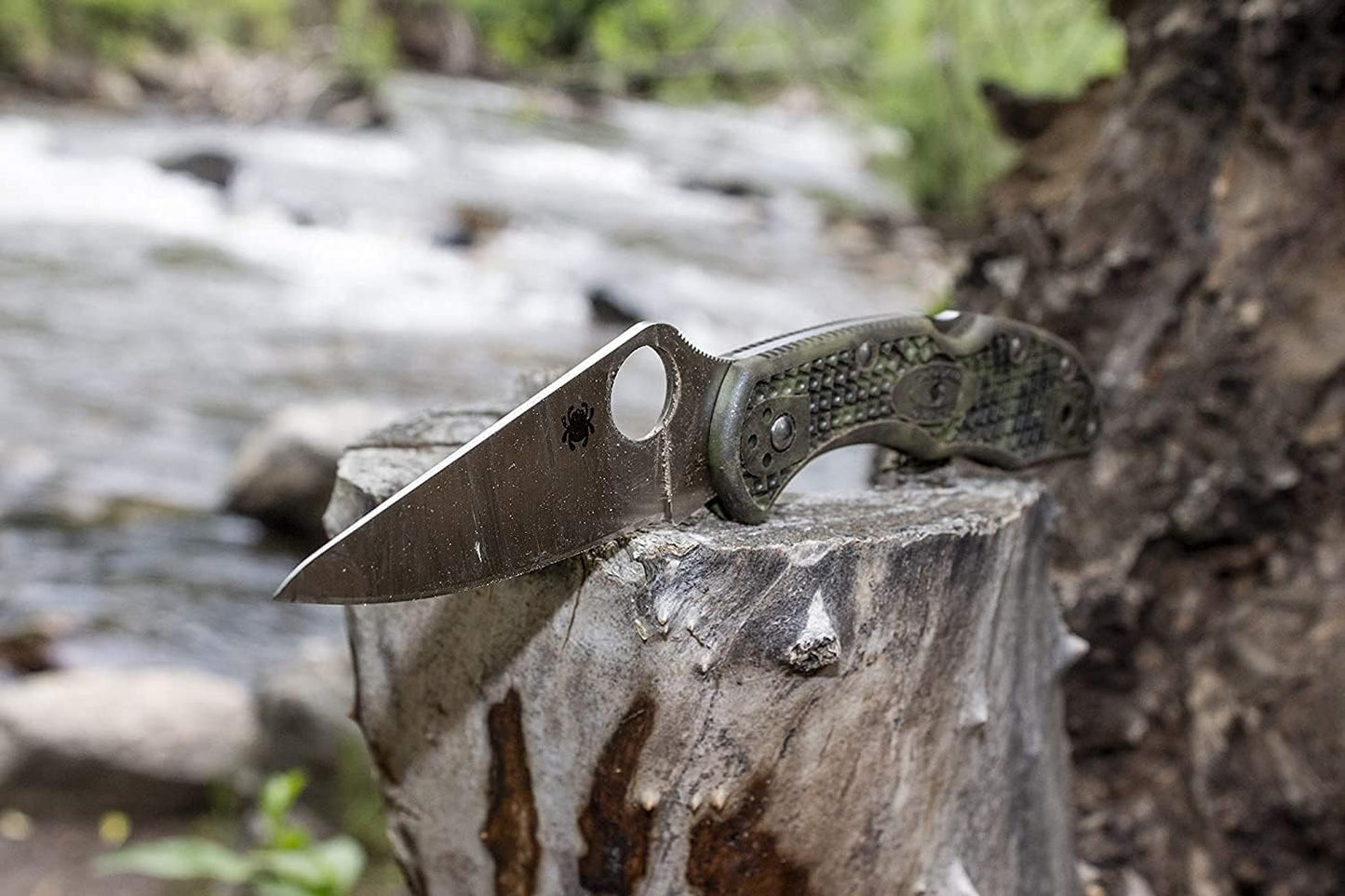 Spyderco Delica 4 Lightweight Signature Knife with 2.9" Saber-Grind Steel Blade and High-Strength FRN Handle - CombinationEdge - C11PSBK