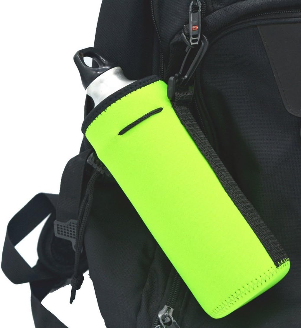 Af-Wan Water Bottle Cooler Carrier for 22 oz Long Neck Water Bottle or Tall Beer Bottles,Protable Neoprene Insulated Water Drink Bottle Cover Sleeve Tote Bag Pouch Holder Strap.(3pcs)