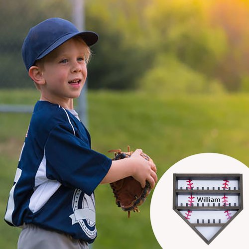 Personalized Baseball Ring Holder, Custom Name Baseball Ring Display Case Display, Championship Ring Display Case, Storage Rack for Collecting and Organizing Sports Memorabilia