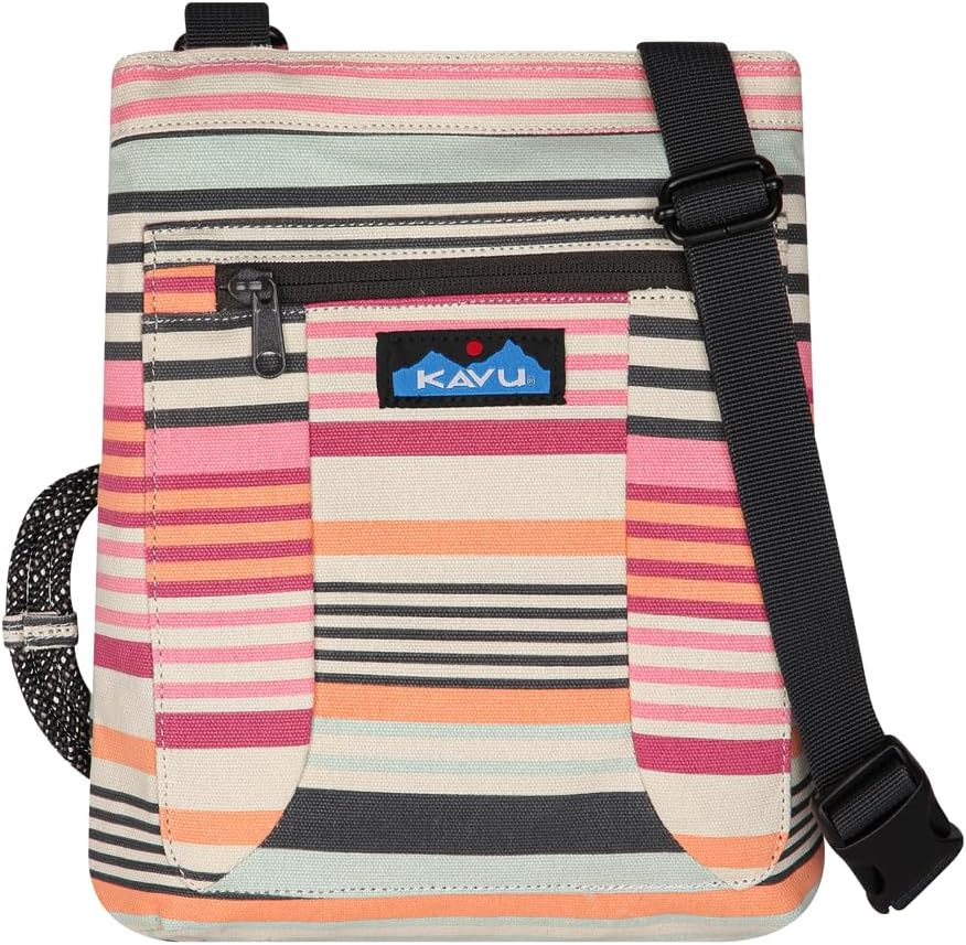 KAVU Keepalong Semi Padded Sling Canvas Rope Crossbody Bag