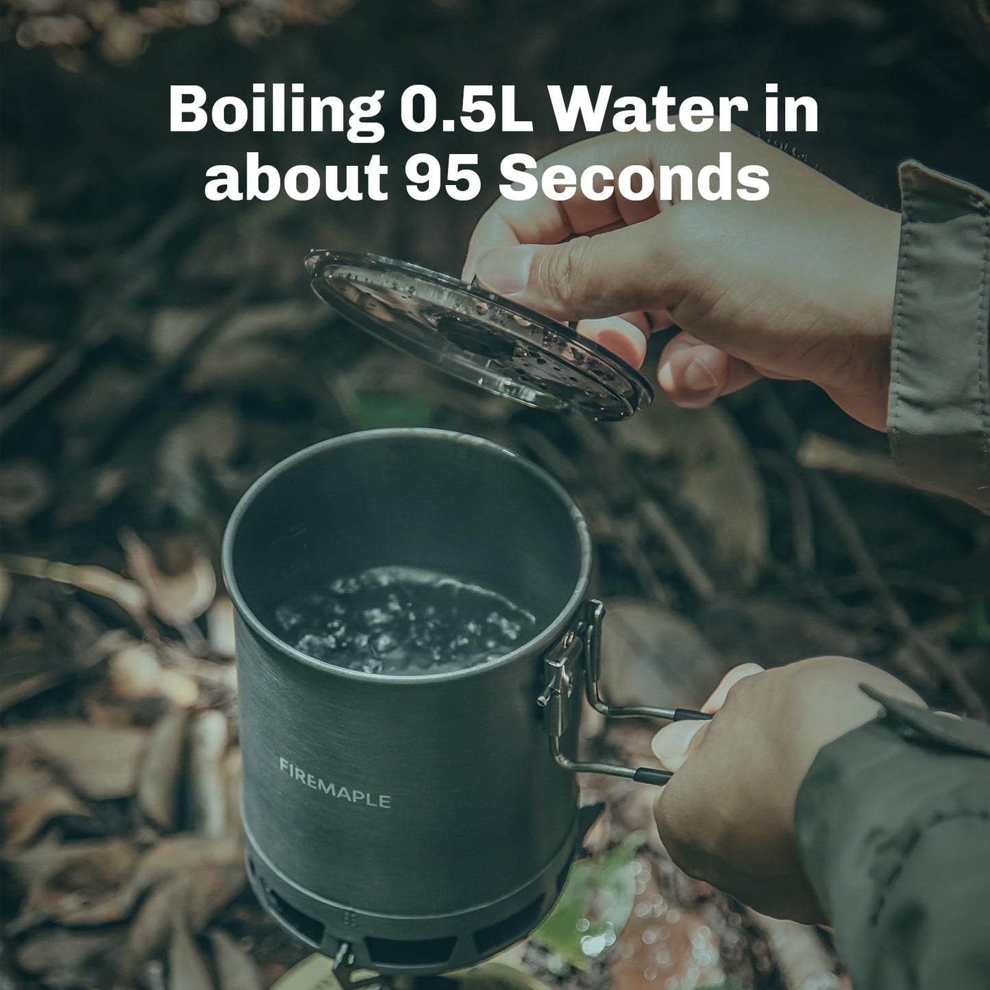 Fire Maple Petrel Portable Stove Ultralight Cooking System, with a Lightweight, Fast Boiling Function, Precise Double Tick Design, for Outdoors, Camping and Traveling