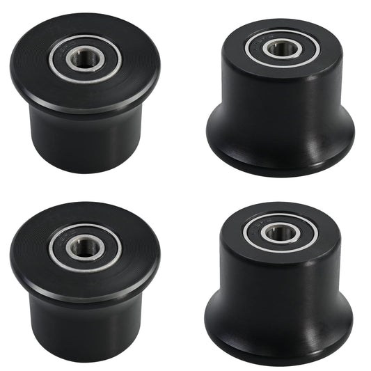4 Rolling Seat Trolley Wheels,Sliding Seat Bracket Roller, Fit for Bowflex Home Gym Compatible Models Blaze, Classic, Elite, Motivator2, Pr1000, Sport, Conquest, Ultimate2, Schwinn Comp, Revolution