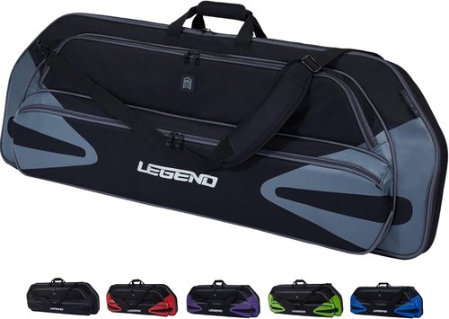 Legend Monstro Compound Bow Case - Soft Bow Case for Compound Bow, Padded Bow and Arrow Case for Archery Accessories, Premium Archery Bow Cases with 37" Arrow Tube Pocket for Travel - 44" Interior