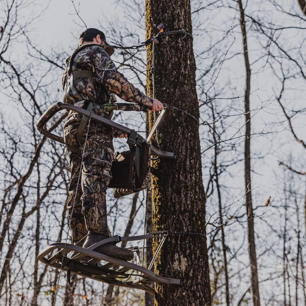 Viper SD Climbing Treestand by Summit Treestands - Lightweight Camo Design