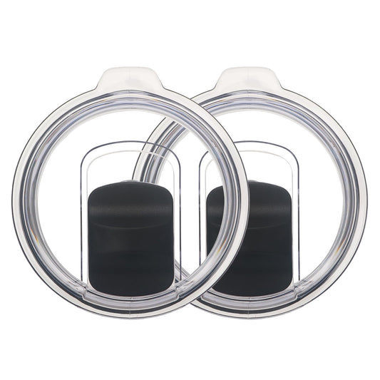 30 oz Tumbler Lid, 2 Pack Replacement Lids Fit for YETI umbler Lid, 14 oz Mug and 35 oz Straw Mug, Spill Proof Cup Lids Covers with Magnetic Slider Switch