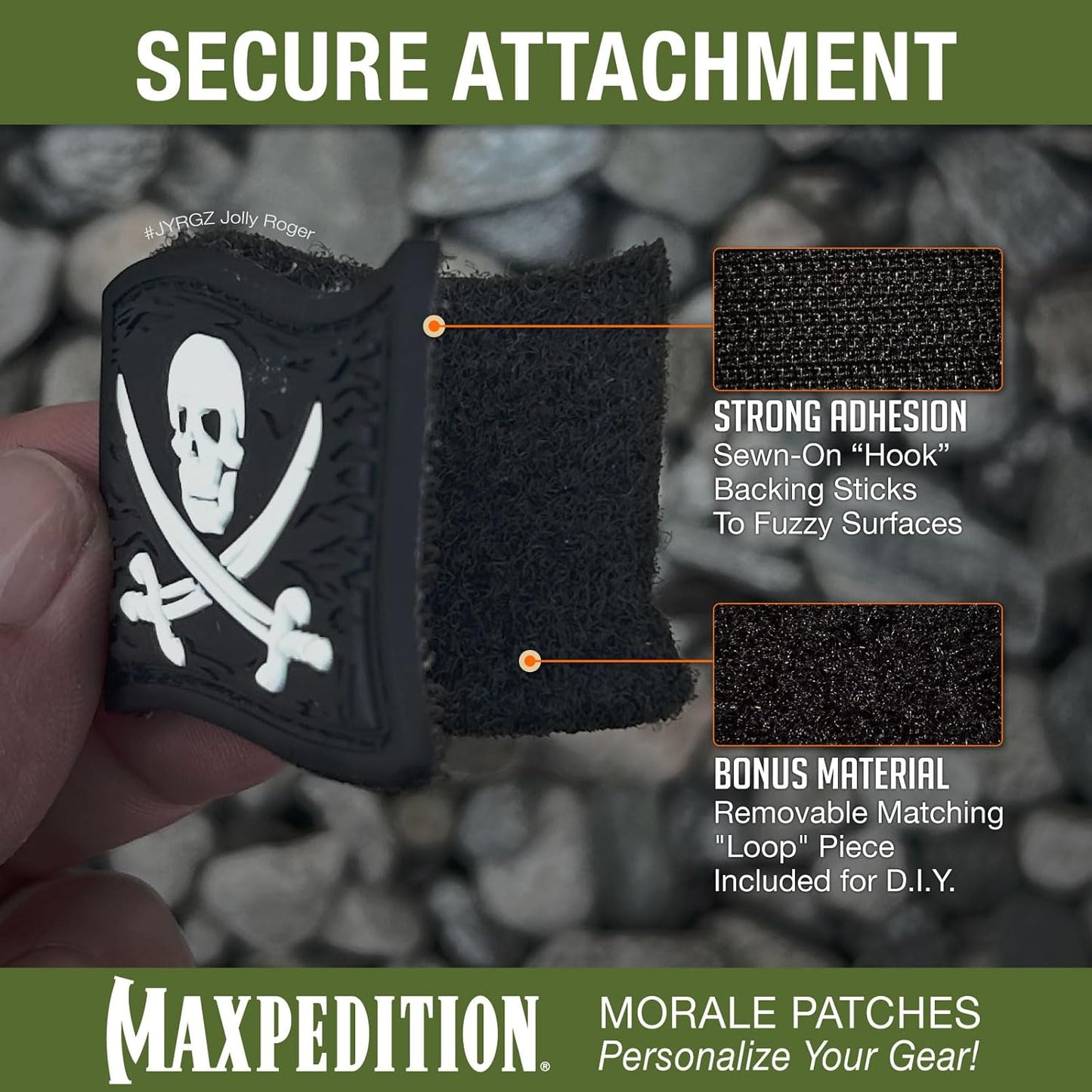 MAXPEDITION Jolly Roger Patch