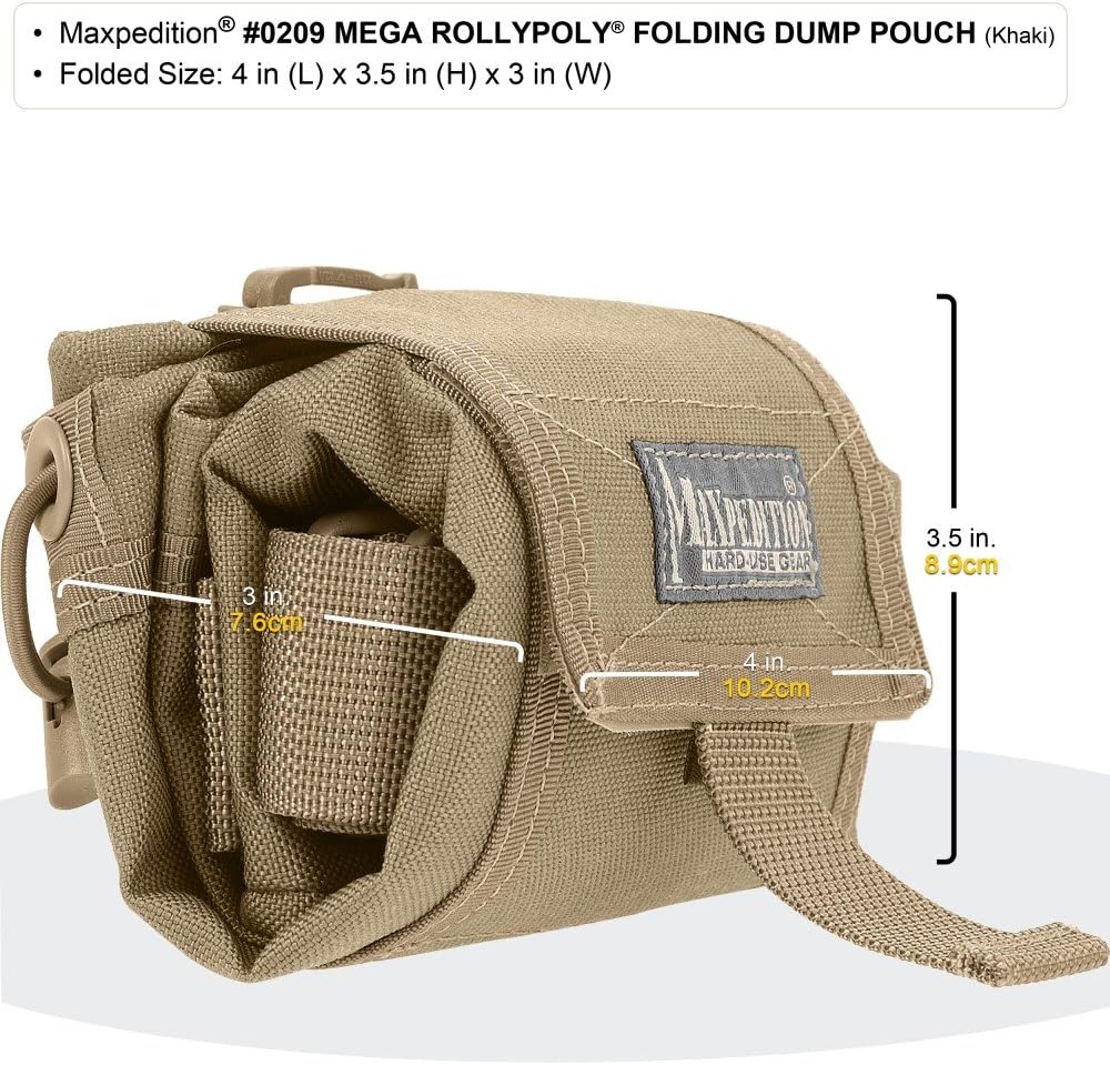 MAXPEDITION Mega Rollypoly Folding Dump Pouch