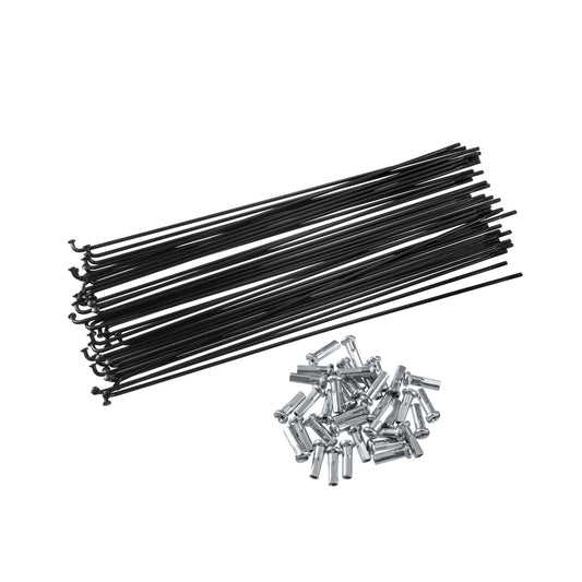 ACROPIX 40 Pcs Bicycle Steel Spokes 14G Bike Spoke 200mm Length with Nipples for Most Bicycle Car Parts